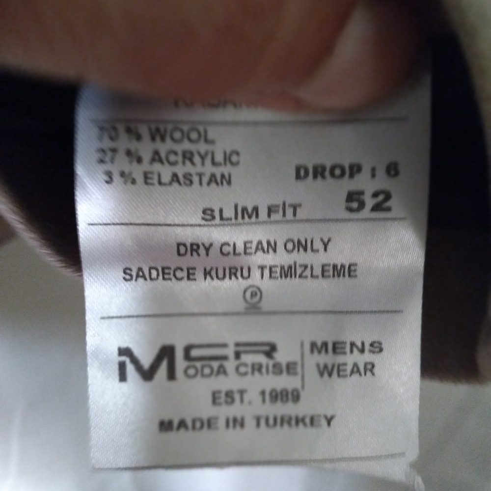 Men wool jacket, coat - Picture 4 of 5